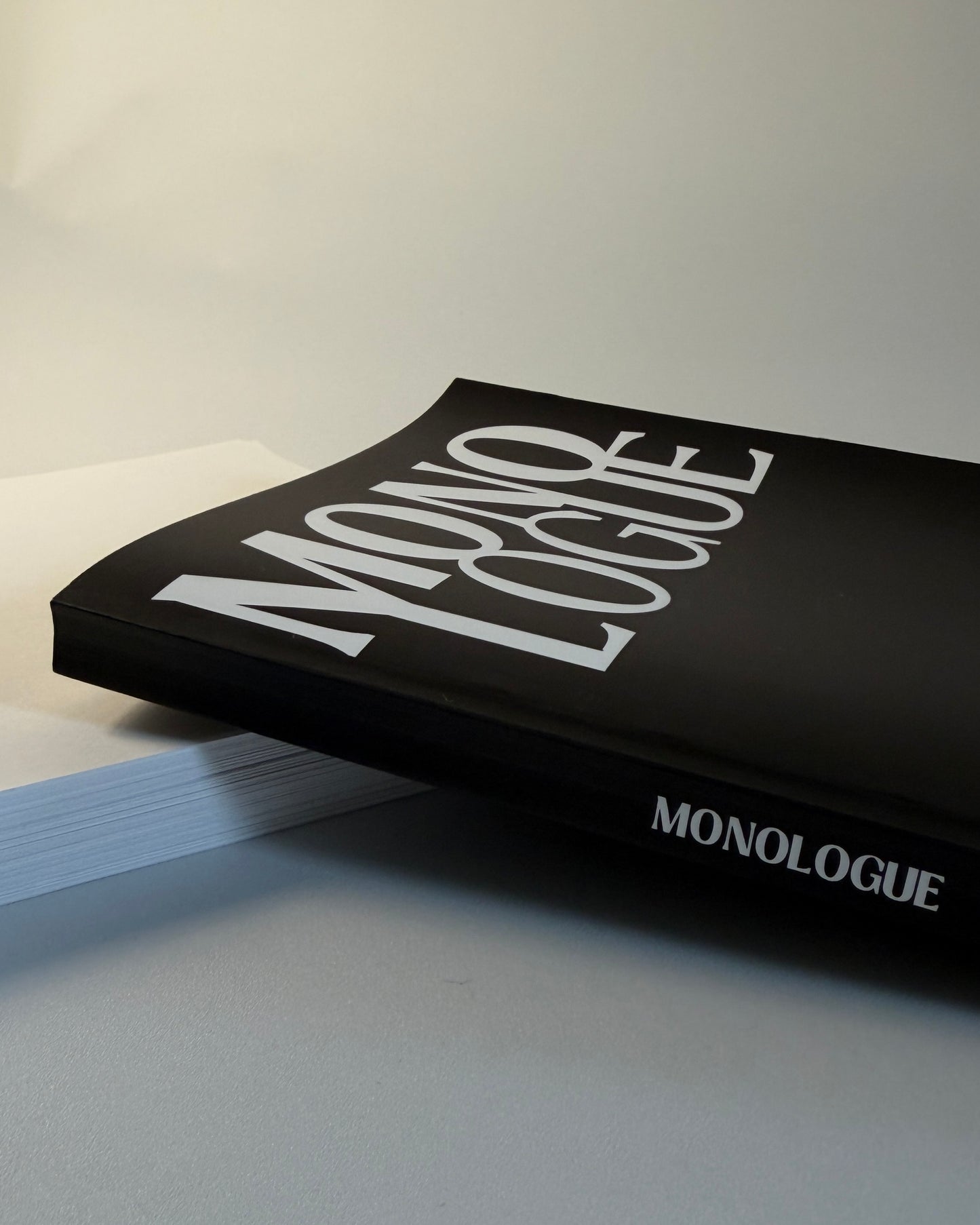 Monologue, le livre