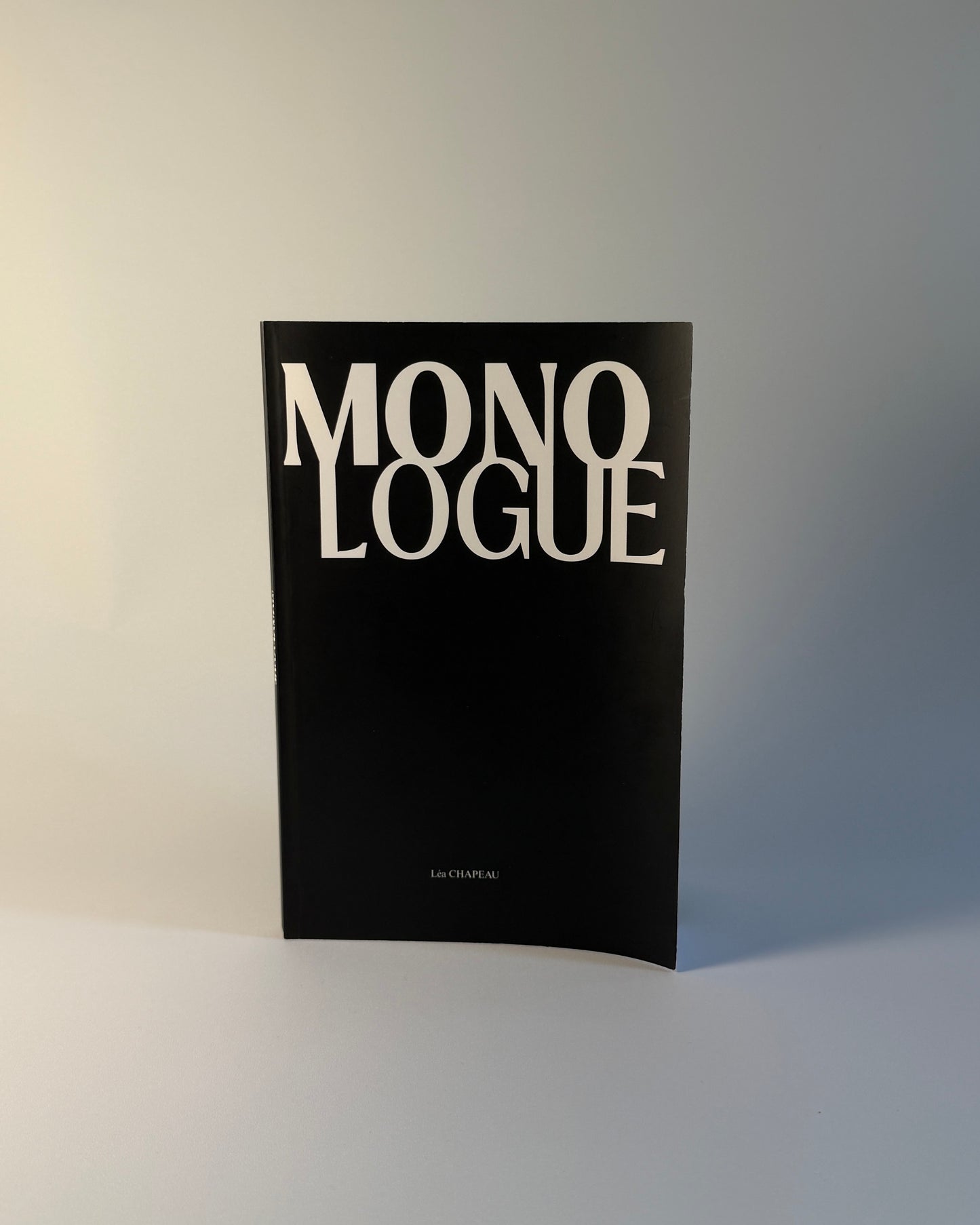 Monologue, le livre